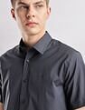 Calvin Klein Jeans Solid Regular Fit Plain Woven Shirt