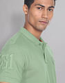 AD by Arvind Overdyed COOL-IT Profound Polo Shirt