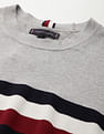 Tommy Hilfiger Transitional Cotton Brand Stripe Sweater