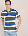 U.S. Polo Assn. Horizontal Stripe Cotton Polo Shirt