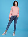 Flying Machine Women High Rise Acid Wash Slim Fit Jeans