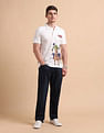 U.S. Polo Assn. Denim Co. Brand Printed Pure Cotton Polo Shirt