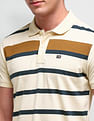 Arrow Sport Horizontal Striped Regular Polo Shirt