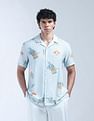 Flying Machine All Over Printed Digitopia Shirt