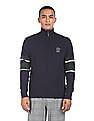 U.S. Polo Assn. Denim Co. High Neck Contrast Panel Sweater