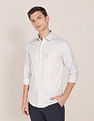 U.S. Polo Assn. Dobby Heathered Cotton Casual Shirt