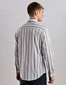 Calvin Klein Jeans Vertical Stripes Slim Fit Plain Woven Shirt