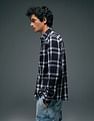 Flying Machine Plaid Checked Pure Cotton Shirt