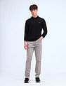 Flying Machine Solid Relaxed Fit Polo Shirt