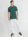 Arrow Sports Solid Cotton Polo Shirt