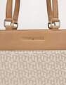 Tommy Hilfiger Logo White Polyester Tote Bag