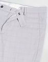 Arrow Smart Flex Outline Check Trousers