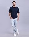 Tommy Hilfiger Mens Blue Printed T-Shirt