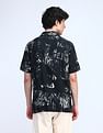 Flying Machine Printed Regular Fit Twill Shirt