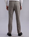 Tommy Hilfiger Regular-Fit Self-Design Mid Rise Trousers