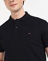 Tommy Hilfiger Solid Regular-Fit Cotton Polo Shirt