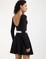 Tommy Hilfiger Cotton Boat Neck Skater Dress