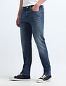 Flying Machine Mid Rise Slash Slim Tapered Fit Jeans