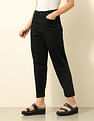 U.S. Polo Assn. Women High Rise Carrot Fit Cargo Jeans