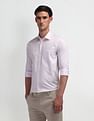 Arrow Manhattan Slim Fit Pinstriped Shirt