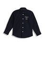 Tommy Hilfiger Kids Boys Logo Regular-Fit Cotton Shirt