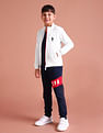 U.S. Polo Assn. Kids Mock Neck England Embroidered Sweatshirt