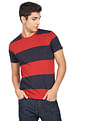 Flying Machine Horizontal Stripe Cotton T-Shirt