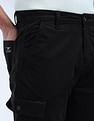 Flying Machine Relaxed Tapered Fit Mid Rise Cargo Trouser