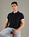 Tommy Hilfiger Solid Slim-Fit Cotton Polo T-Shirt