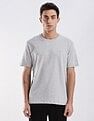 Calvin Klein Jeans Regular-Fit Heathered Cotton T-Shirt