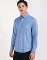 Tommy Hilfiger Solid Regular-Fit Twill Shirt
