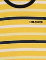 Tommy Hilfiger Boys Yellow Horizontal Striped T-Shirt