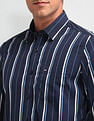 Arrow Sport Vertical Striped Tailored Fit Shirt
