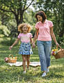 U.S. Polo Assn. Kids Girls Puff Print Relaxed Fit T-Shirt