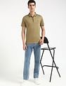 Calvin Klein Jeans Solid Regular Fit Cotton Polo Shirt