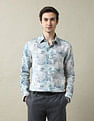 Arrow Floral Printed 1851 Linen Shirt