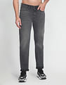 Flying Machine Slim Straight Fit Stone Wash Jeans