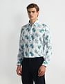 Arrow Newyork Manhattan Slim All-Over Printed Shirt