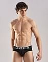 Calvin Klein Underwear Mid Rise Solid Black Briefs