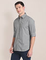 U.S. Polo Assn. Cotton Melange Vertical Stripe Shirt