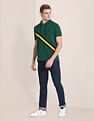 U.S. Polo Assn. Diagonal Stripe Cotton Polo Shirt