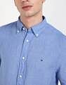 Tommy Hilfiger Solid Regular-Fit Linen Shirt