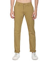 Flying Machine Mid Rise Solid Trousers