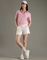 Tommy Hilfiger Solid Regular Fit Cotton Polo T-Shirt