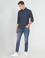 U.S. Polo Assn. Denim Co. Pure Cotton Printed Casual Shirt