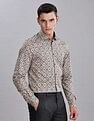 Tommy Hilfiger Printed Slim Fit Plain Woven Shirt