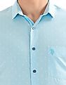 USPA Tailored Slim Fit Dobby Shirt