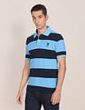 U.S. Polo Assn. Pique Striped Polo Shirt