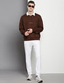 Calvin Klein Shirt Collar Panelled Sweatshirt