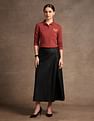 U.S. Polo Assn. Women Crest Logo Long Sleeve Polo Shirt